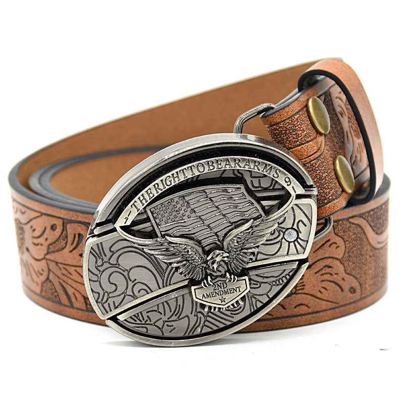 Predator Leather Belt-Handcrafted Wild Edition