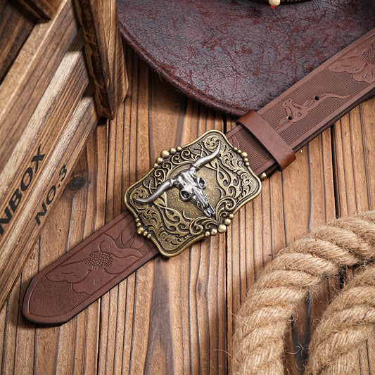 Western Tactical Belt -Premium Engraved Buckle